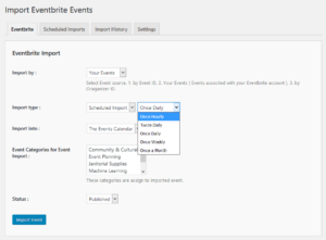 Eventbrite Import for your profile Events(Pro)