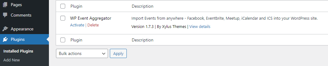 install and activate