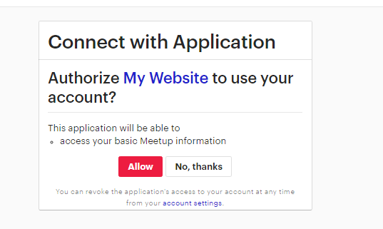 allow meetup image