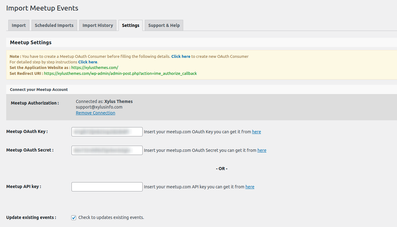 Successfully authorized