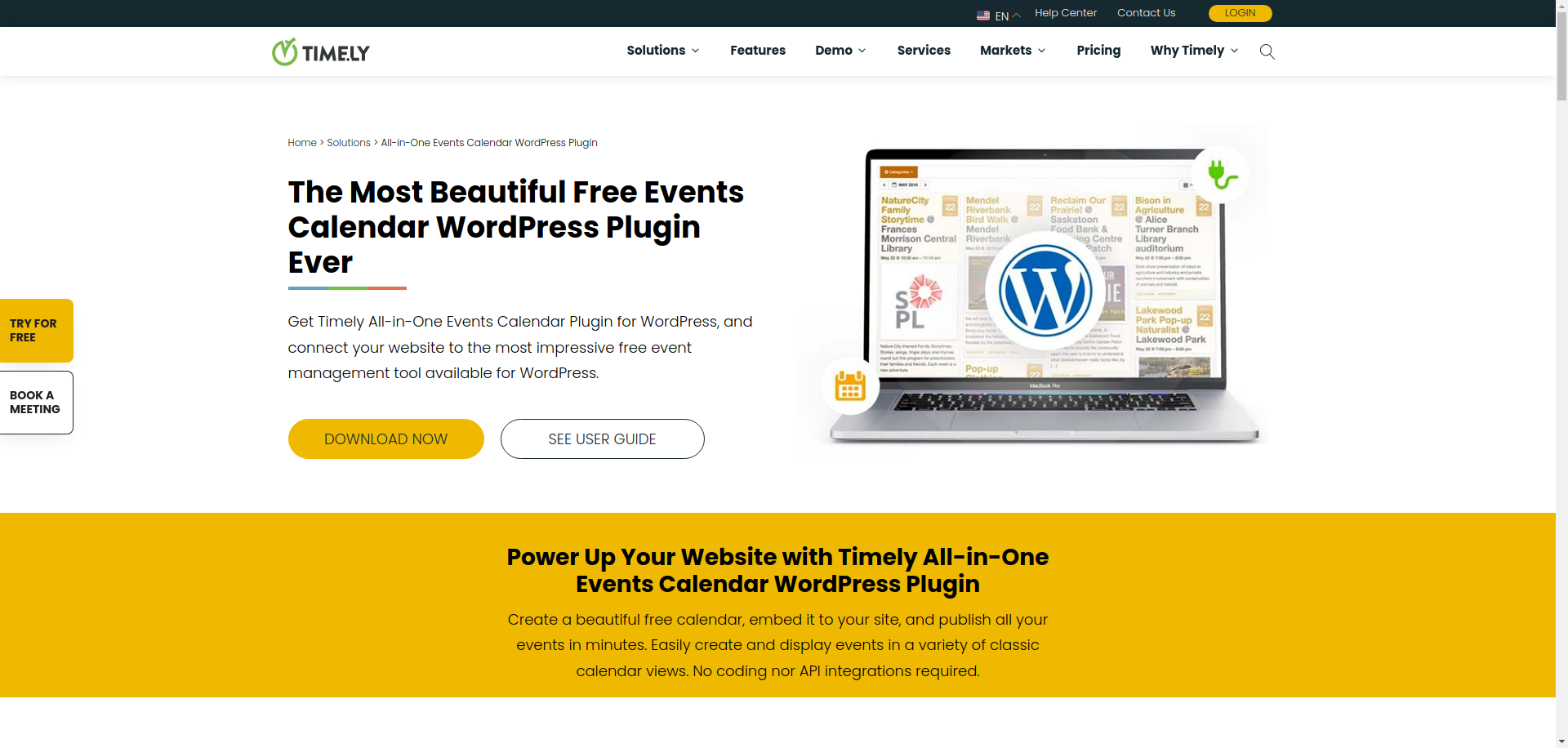 Timely All-In-One Events Calendar