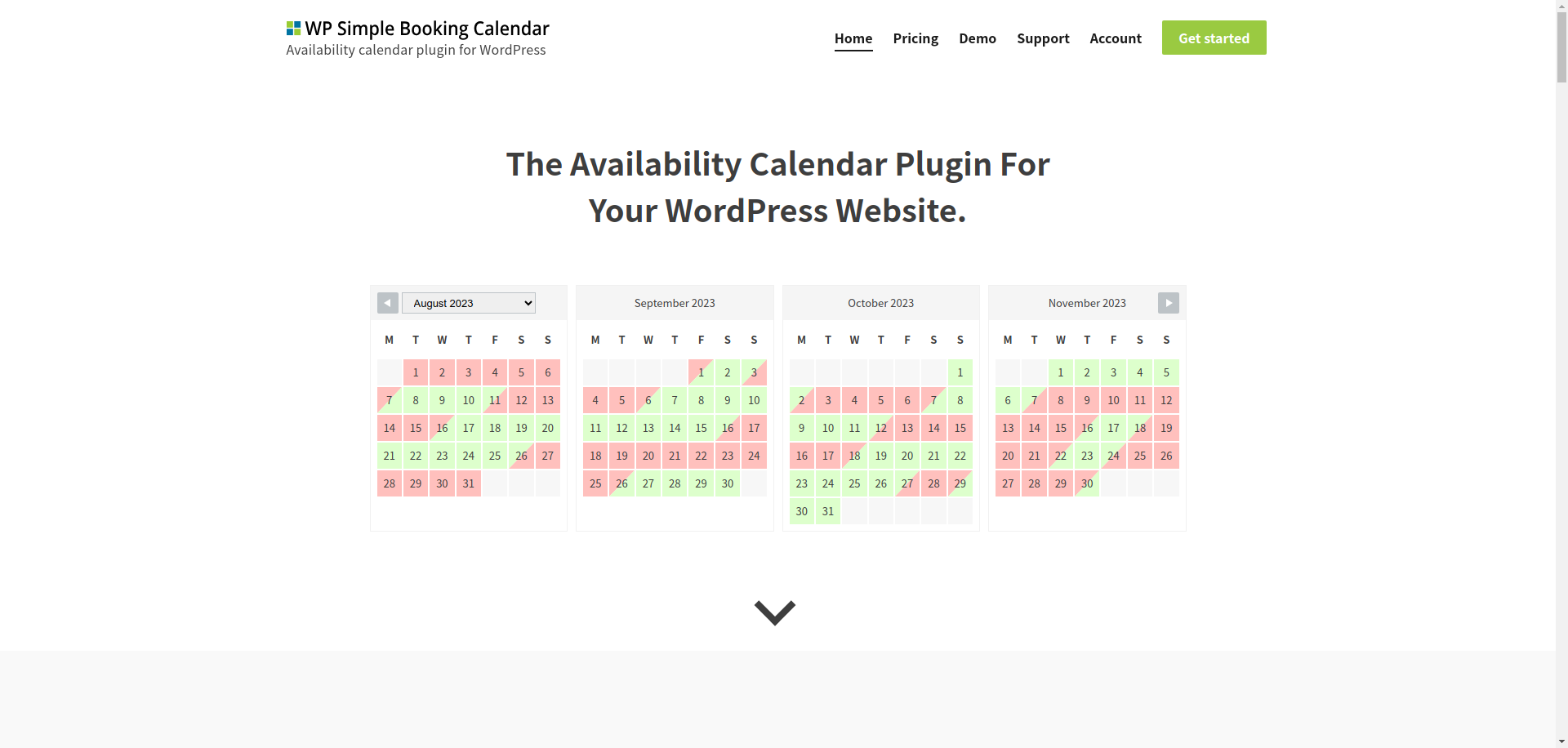 WP Simple Booking Calendar