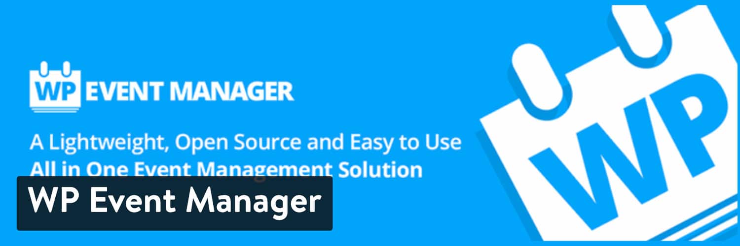WP event Manager plugin image