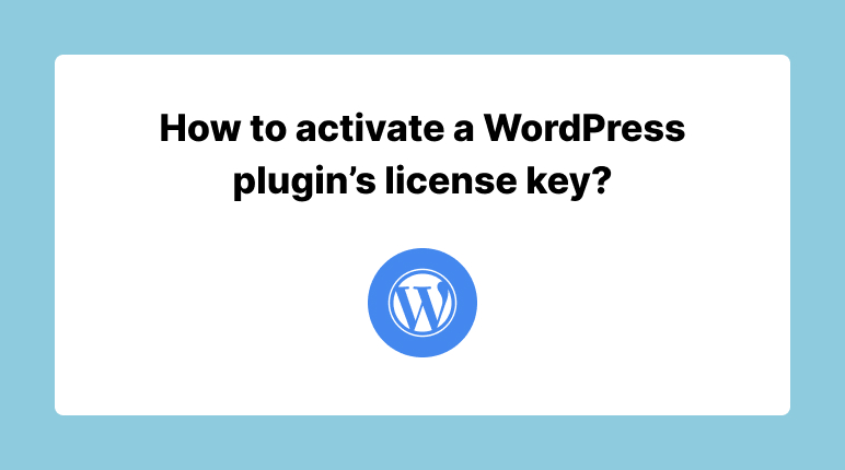 WordPress_license_key