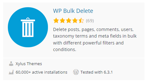 bulk delete image
