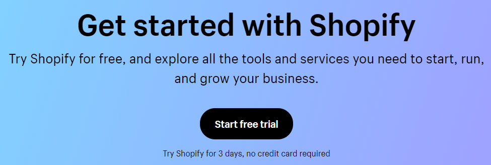 get started with shopify image