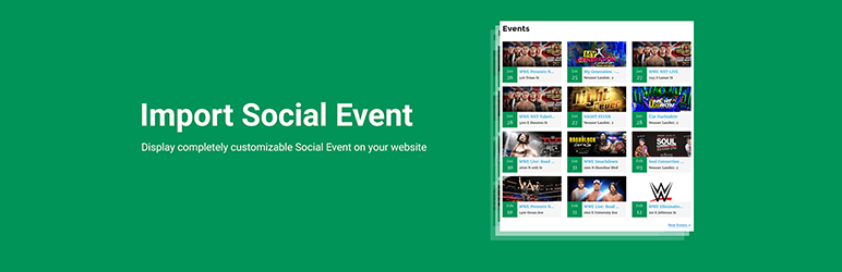 import social events banner