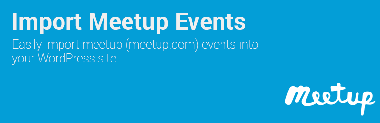 Import Meetup Events Plugin