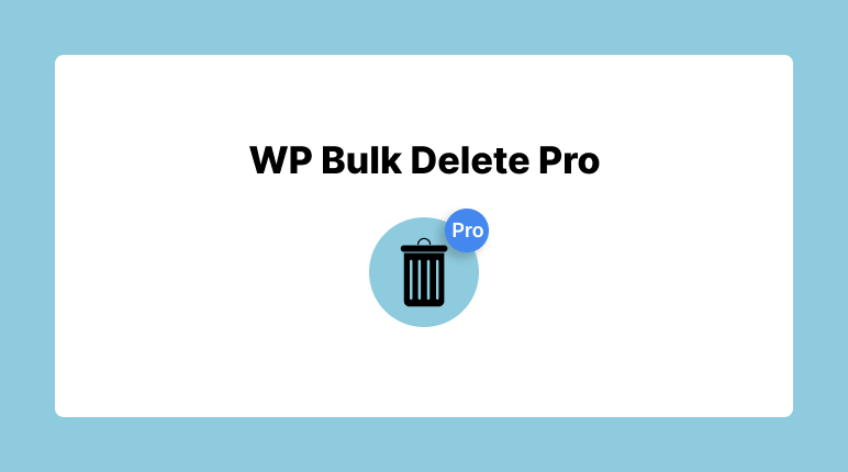 WP_Bulk_Delete_Pro
